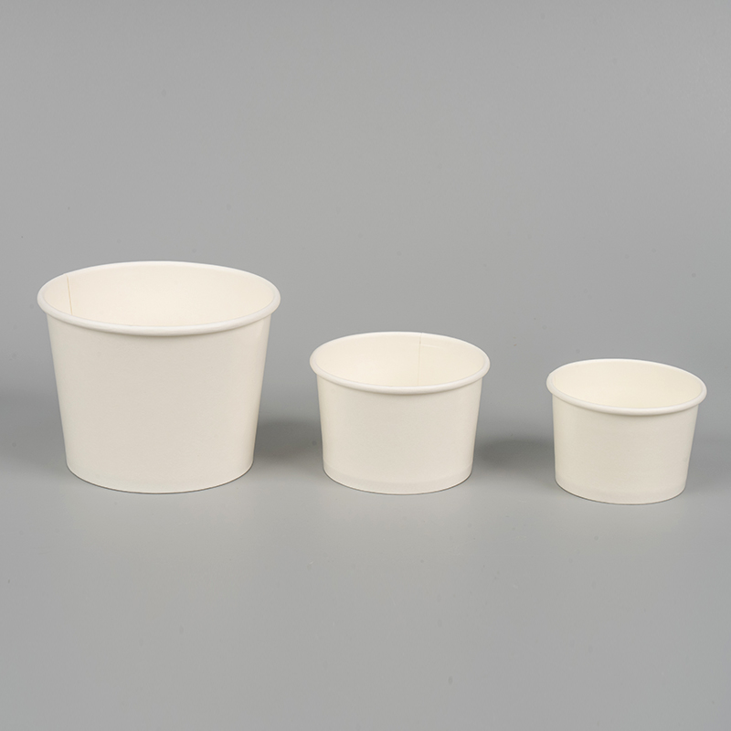 재활용 가능한 누수 아이스크림 종이 컵