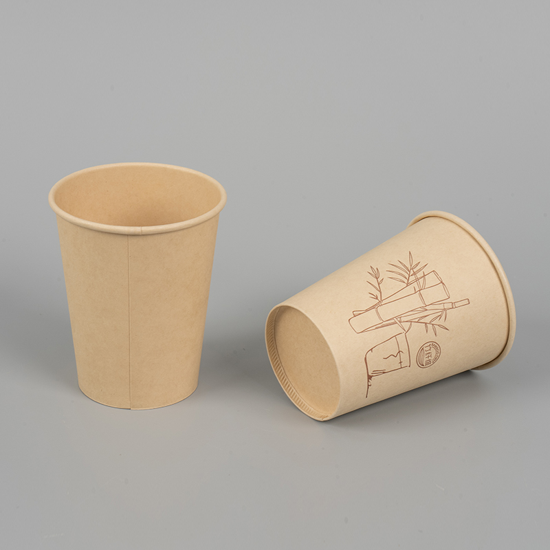단일 레이어 일회용 대나무 펄프 핫 컵